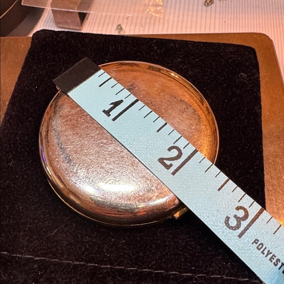 Gold and Pink Compact Mirror - Picture 5 of 5